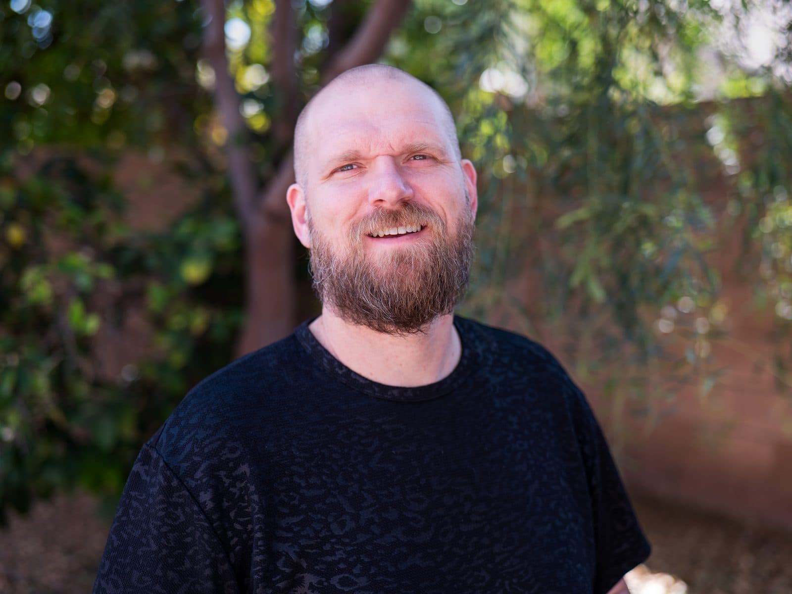 Phil, the owner of Rootless, outdoors in Gilbert, Arizona